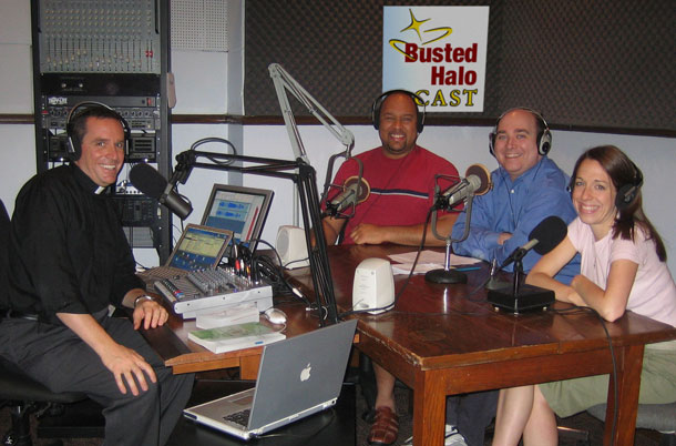 The cast of the Busted Halo radio show